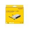 DeLOCK 91708 Kartenleser USB 2.0 Intern Schwarz Grau CF SD MicroSD
