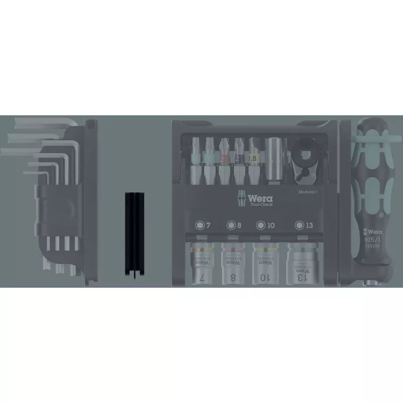 Adapter Wera Tool-Check Modular 10,5 x 47,0 x 16,5 für Tool-Check Sets