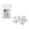 RJ45-Stecker GEMBIRD PLUG3UP6/100, Cat5, gerader Stecker, transparent, vergoldete Kontakte, 100er-Pack