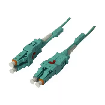 LWL-2-Faser-Patchk. 0.5mtr.LC-LC 50/125um OM3 Uniboot drehbar Push/Pull AD 2mm - Kabel - Multimode-Faser (S215540)