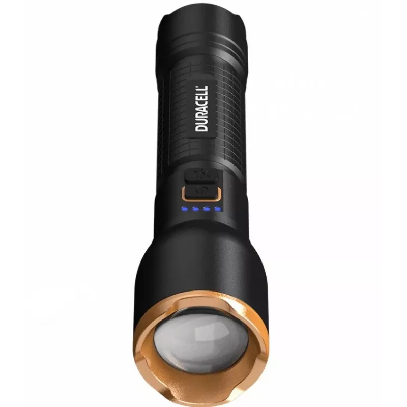 Taschenlampe Duracell DF3000R, schwarz