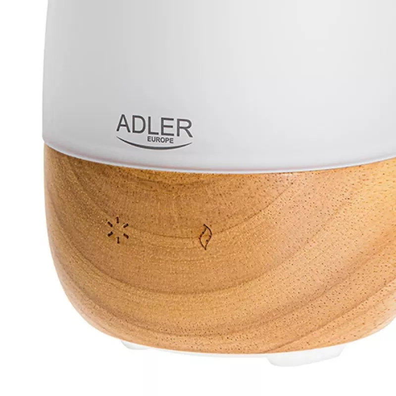 Aroma-Diffusor Adler AD 7967 — Ultraschall, für Räume bis 25 m², braun/weiß