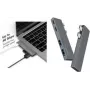 LogiLink UA0399 USB 3.2 Gen2x2 Hub 4-fach, PD, für MacBook und iPad, Silber (UA0399)