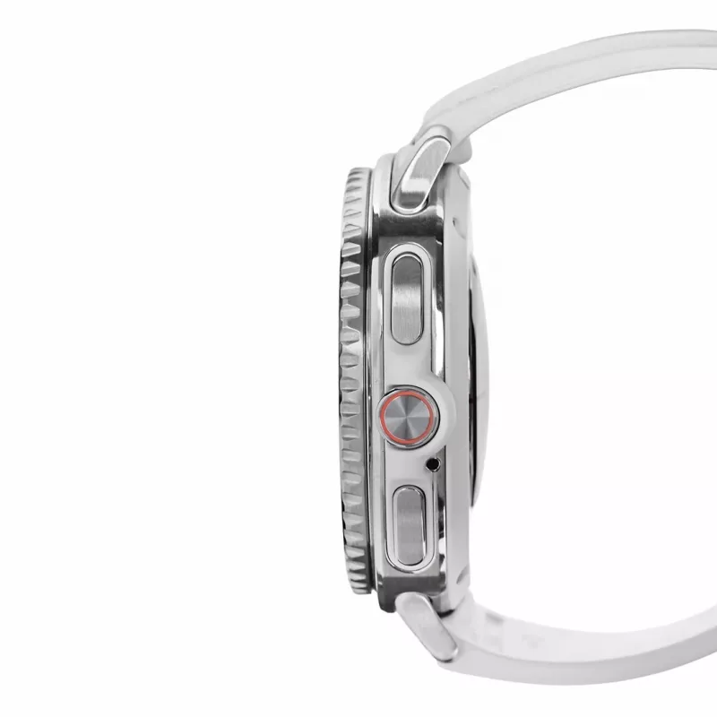 Smartwatch Samsung Galaxy Watch 8 Classic 46 mm Silber — 3,3 cm AMOLED, 4G, 64 GB, 445 mAh
