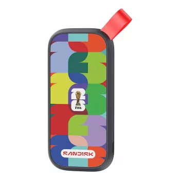 SanDisk - FIFA World Cup 2026 Edition - SSD - 1 TB - extern (tragbar) - USB 3.2 Gen 2 (USB-C-Anschluss) (SDSSDE30F-1T00-G25)