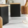 Dosen-Set Salter BW12898EU7, 3-teilig, schwarz, luftdichte Aufbewahrungsbehälter für die Küche