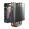 CPU-Luftkühler SAVIO SAVGCOVORTEXX2ARGB mit 4 Heatpipes, 120-mm-ARGB-Lüfter, schwarz