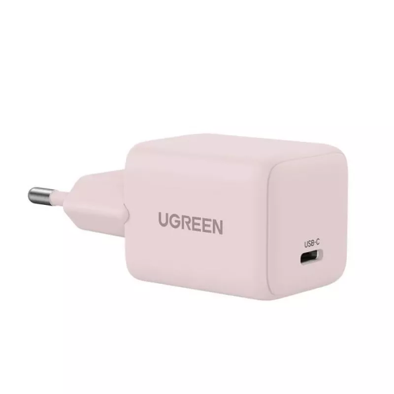 Netzteil UGREEN X512 20W USB-C PD-Schnellladung, pink, 100–240V Eingang, 1× USB-C