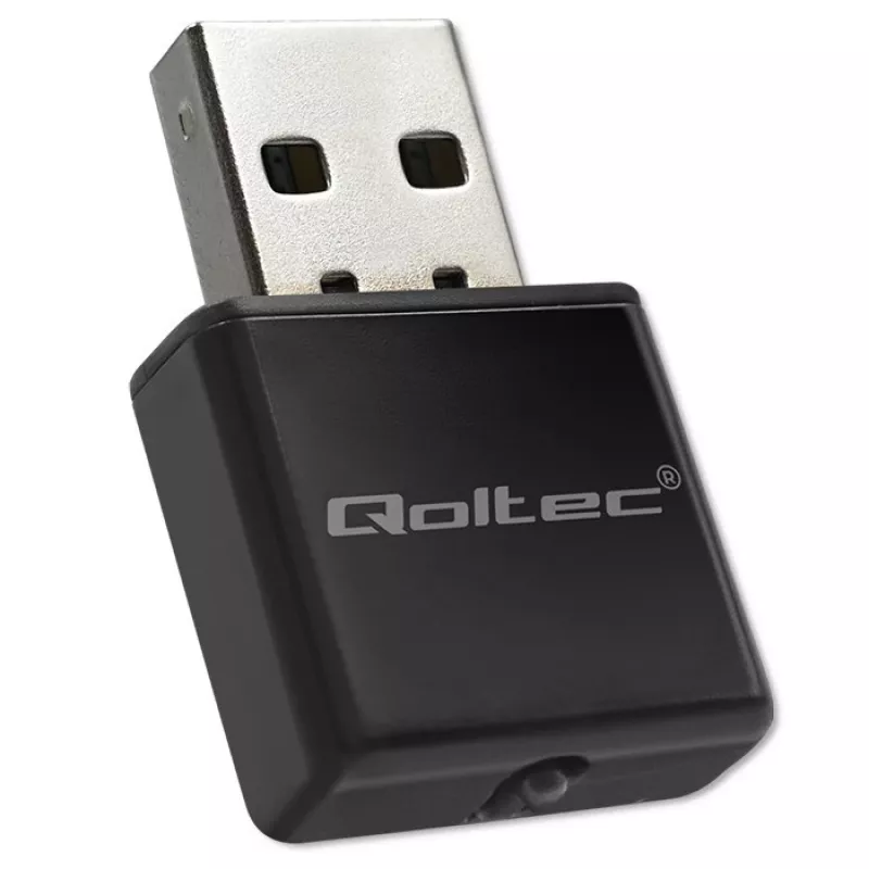 Wi‑Fi-USB-Adapter QOLTEC NANO 56986 — Mini-N, USB 2.0, 802.11n