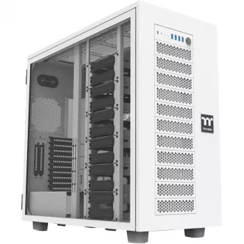 Thermaltake AX700 Grand Tour E-ATX-Gehäuse mit Glasseitenfenster (Weiß)