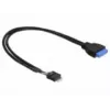 Delock 83095 USB-Kabel Schwarz