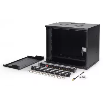 DIGITUS Network-Set SOHO Pro, 483 mm (19 Zoll) - 9HE, 540 x 400 mm (B x T)
