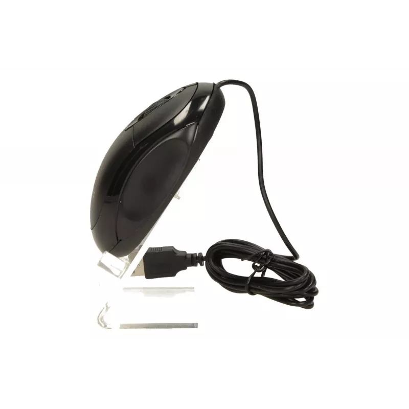 Logic Lm-11 - Maus - optisch - kabelgebunden - USB - Schwarz