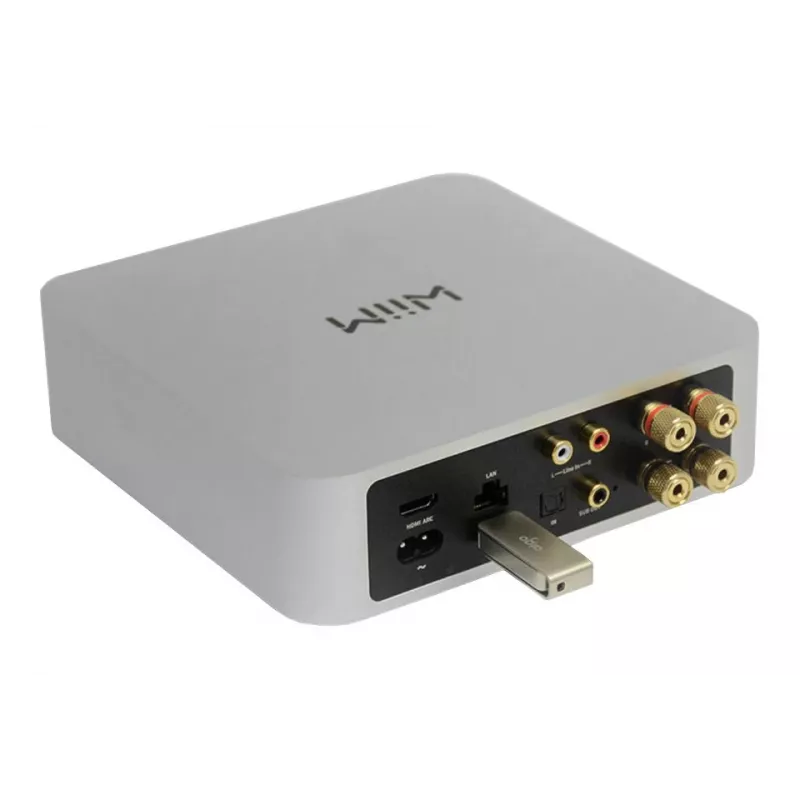 WiiM Amp Dunkelgrau – Stereo-Streaming-Verstärker