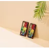 Handyhülle iKins für Samsung Galaxy Note 20 Ultra — Katzendesign roter Fisch