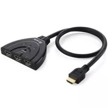 Equip 3x1 HDMI Switch, 1920 x 1080 Pixel, Full HD, Schwarz