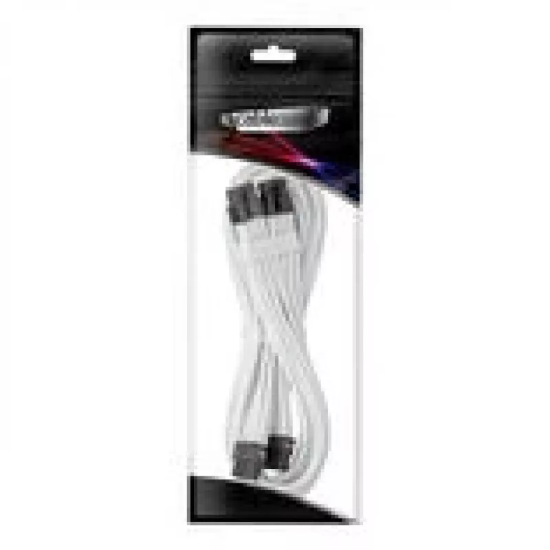 CableMod C-Series Pro ModMesh Bridged-Connection-Kabel - 8+8-Pin PCIe, weiß, 60 cm