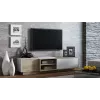 Cama TV-Schrank SIGMA1 180 Sonoma-Eiche/weiß glänzend