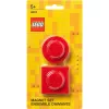 Magnet-Set von Room Copenhagen, Modell 40101730 (rot) – dekorative LEGO-Style-Magnete