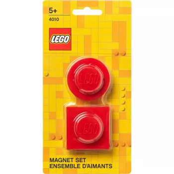 Magnet-Set von Room Copenhagen, Modell 40101730 (rot) – dekorative LEGO-Style-Magnete