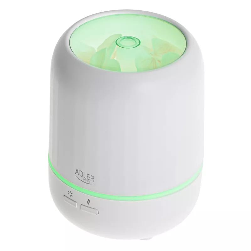 Ultraschall-Aromadiffusor Adler AD 7968 – weiß, für Räume bis 25 m²