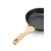 ETA | Pfanne | ETA792990000 TITANIUM II | Universal | Durchmesser 24 cm | Elektro, Induktion, Gas, Glaskeramik | Geeignet für Induktionsherd | Fixierter Griff | Schwarz