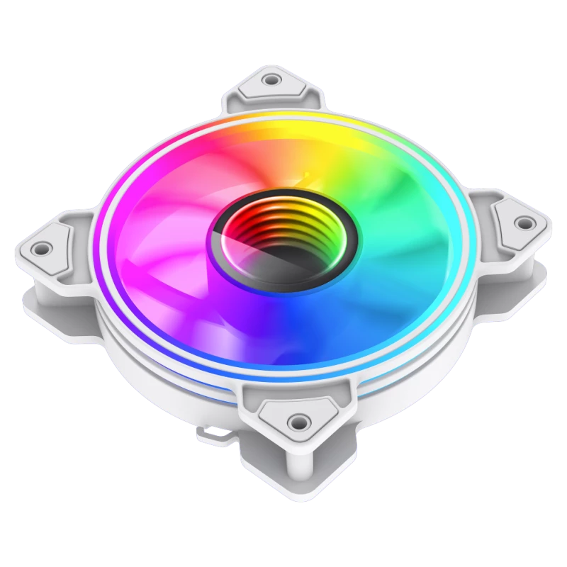 Gamemax | Gehäuselüfter | DUAL RING INFINITY | Weiß