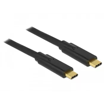 USB-Kabel DeLOCK 85527 USB 3.2 Gen 1 2 m USB C Schwarz