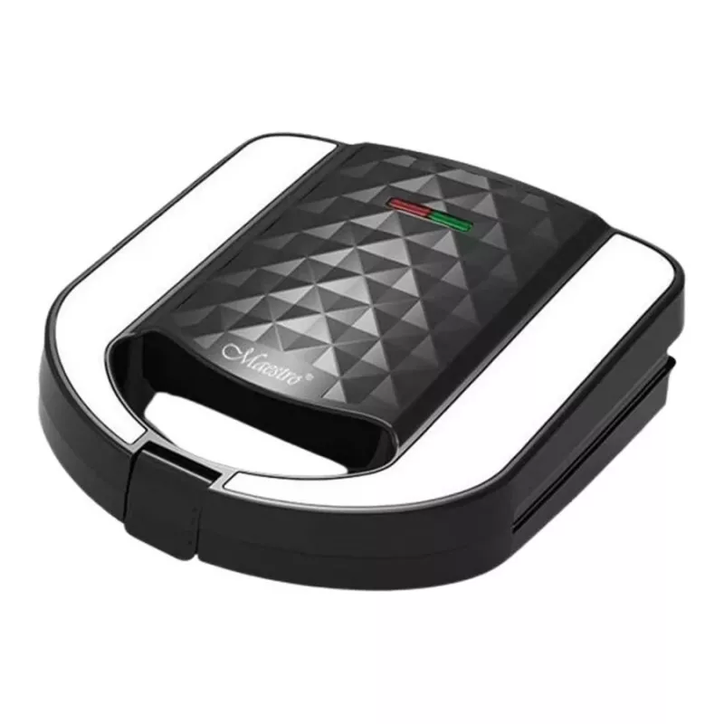 Toaster Sandwich Maker Maestro MR-709 3in1 750W – Sandwichpresse, Grill- & Waffelplatten, weiß