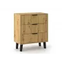 SCANDI 3S schlank Eiche ARTISAN Kommode