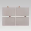 Maestro MR-1412-BEIGE Messerset mit Block + Schneidebrett-Set Beige