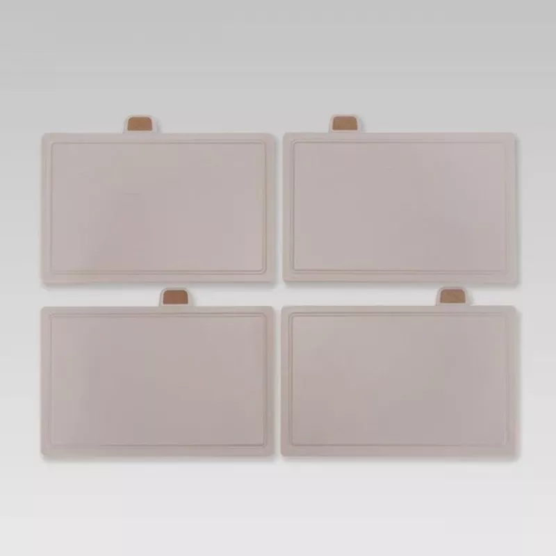 Maestro MR-1412-BEIGE Messerset mit Block + Schneidebrett-Set Beige