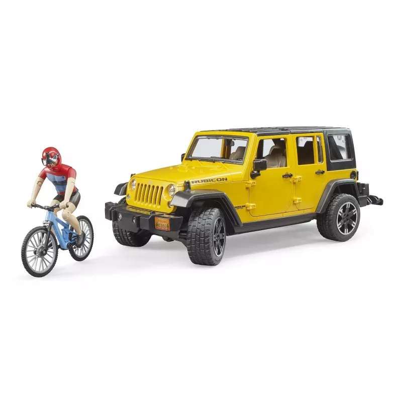Jeep-Spielzeug BRUDER 02543 für Mountainbike- und Radfahrer-Thema, ABS, mehrfarbig, ab 4 Jahren