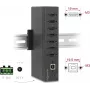USB-Hub DELOCK 60687 — 7× USB 2.0 Typ-A Anschlüsse mit 15 kV ESD-Schutz