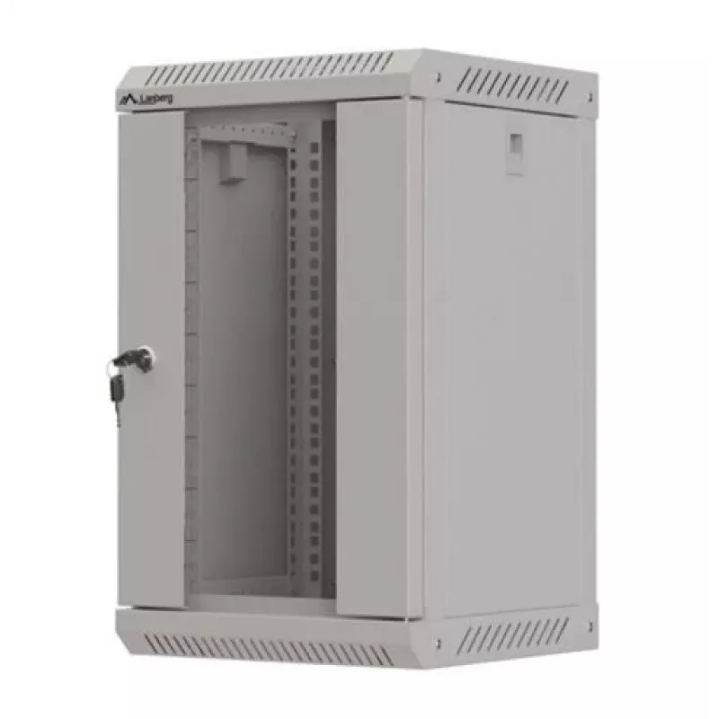 Lanberg WF11-3309-10S Rackschrank 9U Wandmontage-Rack Grau
