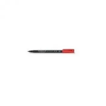 Permanentmarker Staedtler 317-2 Rundspitze Rot 10 Stück