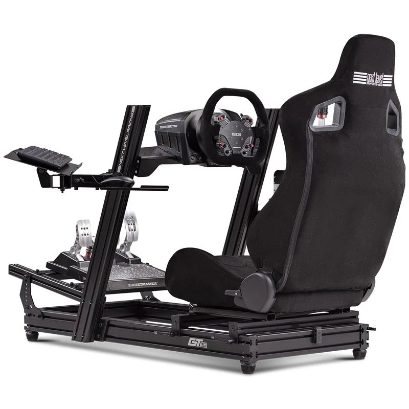 Tastatur- und Mausablage Next Level Racing NLR-E019 Elite Schwarz Edition – verstellbare Untertisch-Ablage für Tastatur und Maus