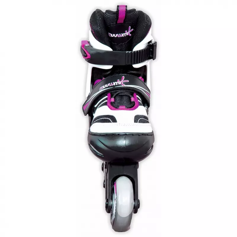 Inline-Skates Muuwmi verstellbar Kindergröße 37–40, pink/schwarz