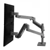 Ergotron LX Pro - Montageset (Doppelarm) - für 2 LCD-Bildschirme - Lochplattenmontage - Aluminium - Dunkelgrau - Bildschirmgröße: bis 61 cm (bis 24 Zoll)