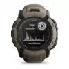 Garmin Instinct 2X Solar Tactical Edition 2,79 cm (1,1) MIP 50 mm Digital 176 x 176 Pixel Touchscreen Grün GPS (Satellit)
