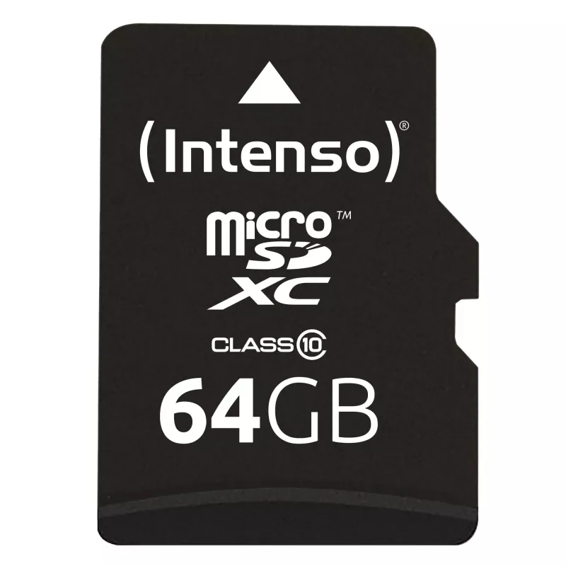 MicroSD-Karte Intenso 64GB MicroSDXC Class 10