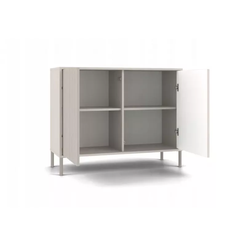 KAMARO 2D schlank Kommode, Kaschmirfarbe