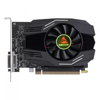 Grafikkarte BIOSTAR GeForce GT 1030 — 4 GB GDDR4, 64-bit, PCIe x16 4.0, Aktive Kühlung, DVI-D + HDMI