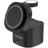 Canyon 4-in-1 Wireless Charging Stand, 30W max, Größe: 70x70x70,3 mm, Gewicht: 414 g, mit 65W Ladegerät und 1 m Kabel, schwarz