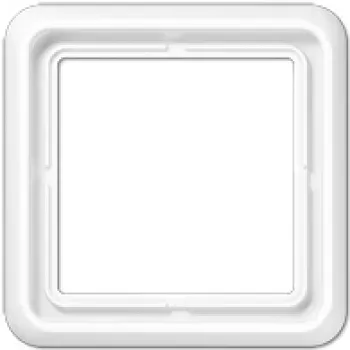 Wandmontierte JUNG CD 581 WW wetterfeste Kabeleinführungsbox, weiß, IP44