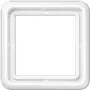 Wandmontierte JUNG CD 581 WW wetterfeste Kabeleinführungsbox, weiß, IP44