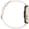 Watch Fit 3 (Solo-B19V), Smartwatch gold/weiß, Lederarmband in Weiß