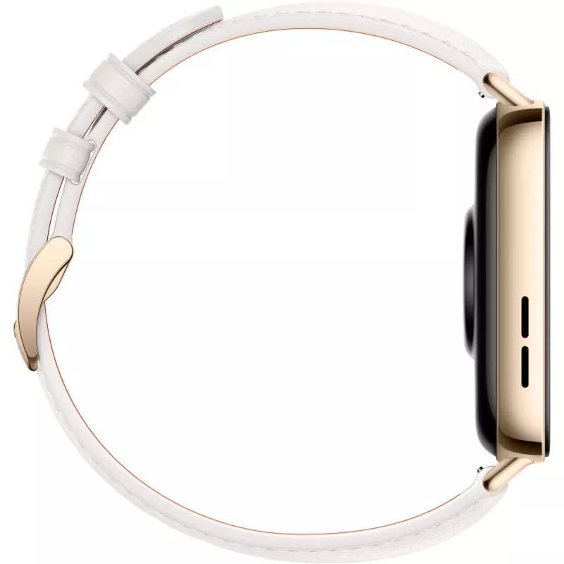 Watch Fit 3 (Solo-B19V), Smartwatch gold/weiß, Lederarmband in Weiß