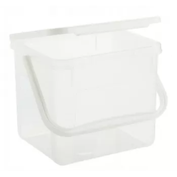 Behälter für Reinigungsflüssigkeiten Rotho Basic 4,5 l Modell 1770201100RP, transparenter Technopolymer mit Deckel und Aufhängeloch