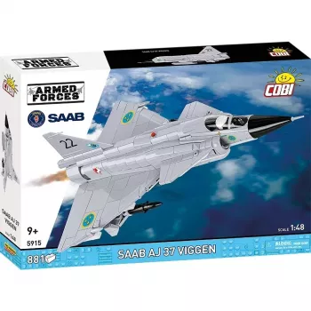 Cobi Blocks Saab AJ 37 Viggen 881-tlg. Konstruktionsset